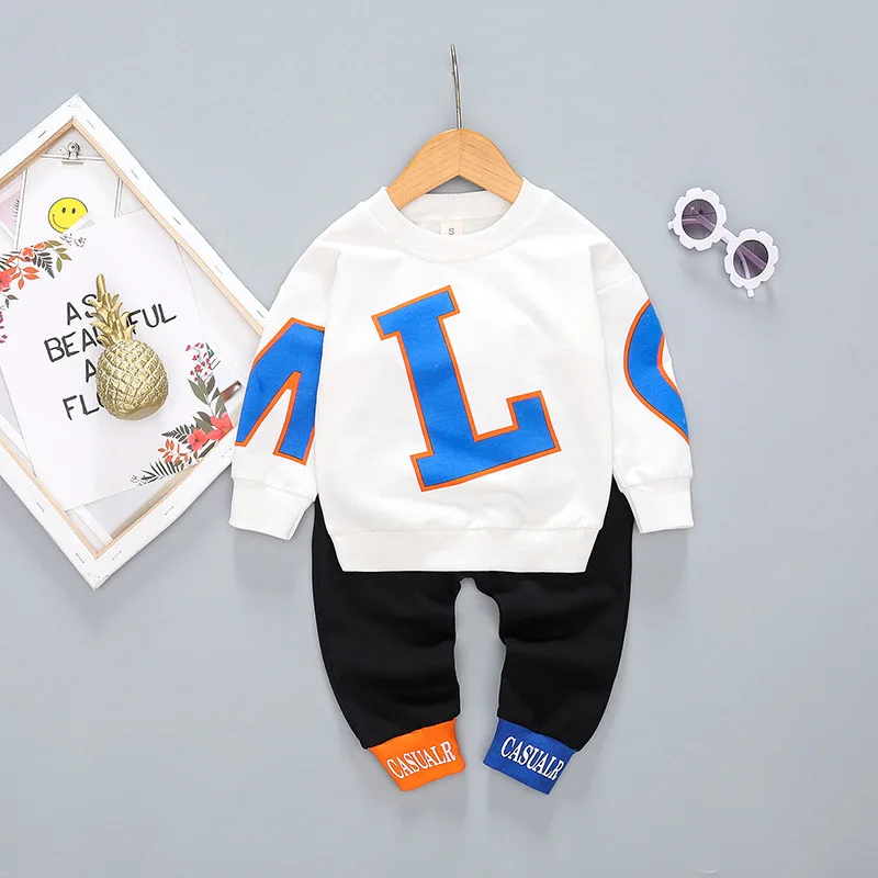 Новый комплект одежды для маленьких мальчиков и девочек комплекты в полоску