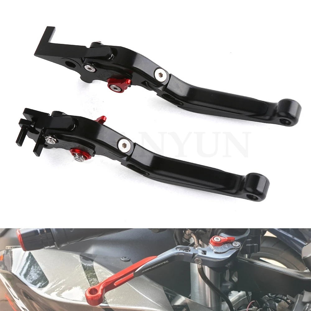 

Для SUZUKI HAYABUSA/GSXR1300 2008-2016 рычаги тормозной муфты мотоцикла cnc регулируемые складные тормозные рычаги