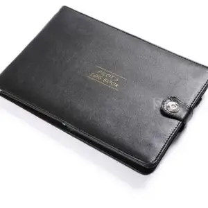 new cover for pilots log book black protect case of aviator record book holder pu leather simple fashion gift free global shipping