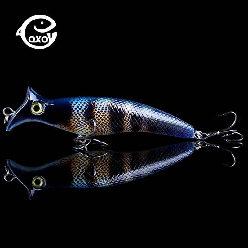 Qxo Popper Shad Приманка для речной рыбалки поверхностная приманка 12 см 20 г Whopper Plopper