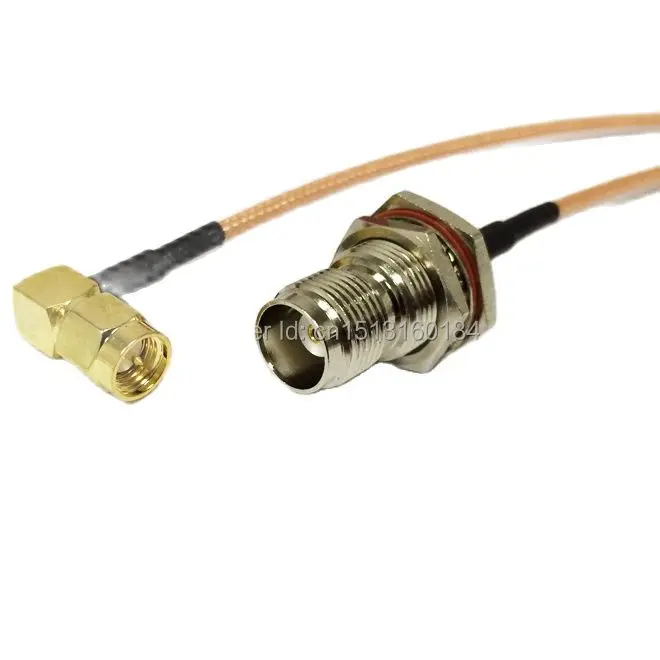 

Соединительный кабель для модема, прямоугольный разъем SMA типа «папа» к разъему TNC «Мама», кабель RG316, 15 см, 6-дюймовый адаптер RF Pigtail