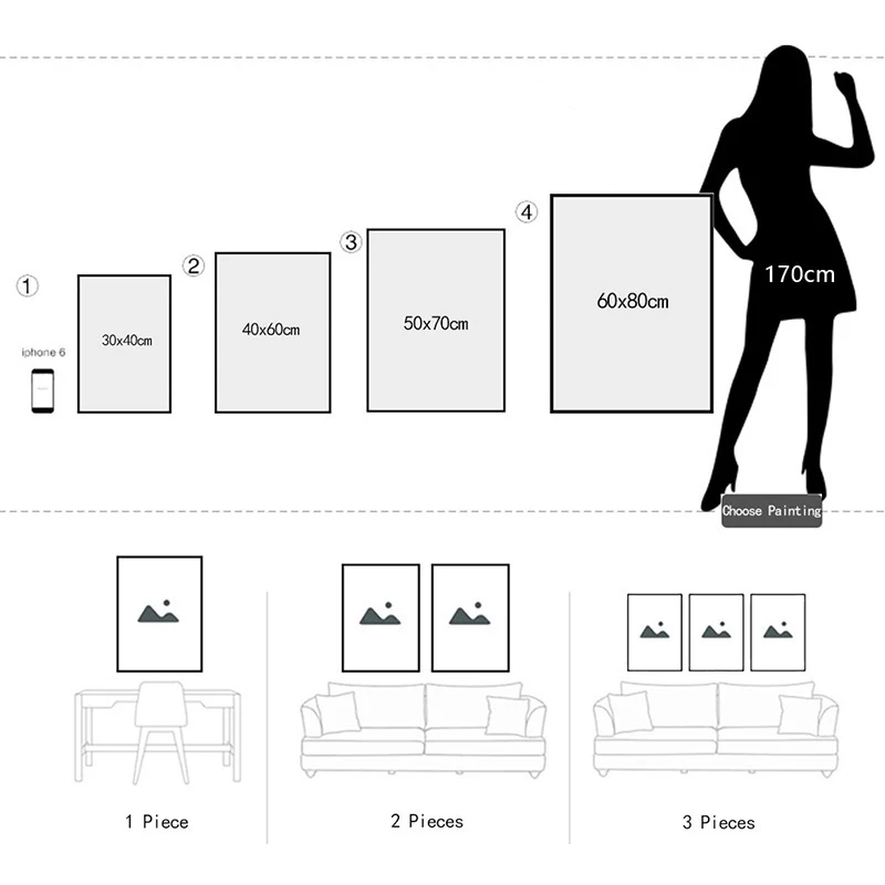 

Abstract Black and White Woman Canvas Painting Wall Art Nordic Poster Print Picture for Modern Living Room Decoration Home Decor