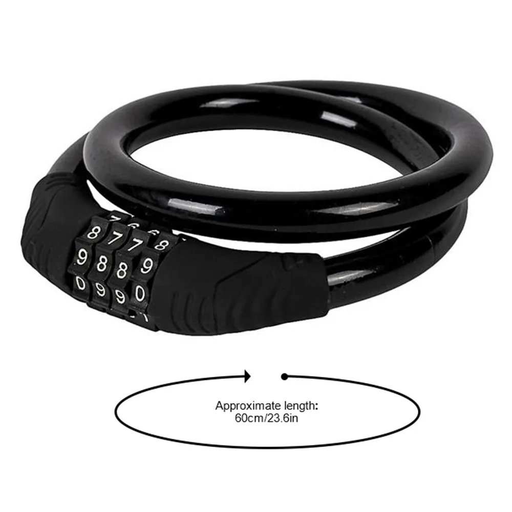 

Bike Password Lock Anti-Theft Combination Number Code Bicycle Lock Steel Cable Chain Security Safety Lock Bike Cycle Accessories