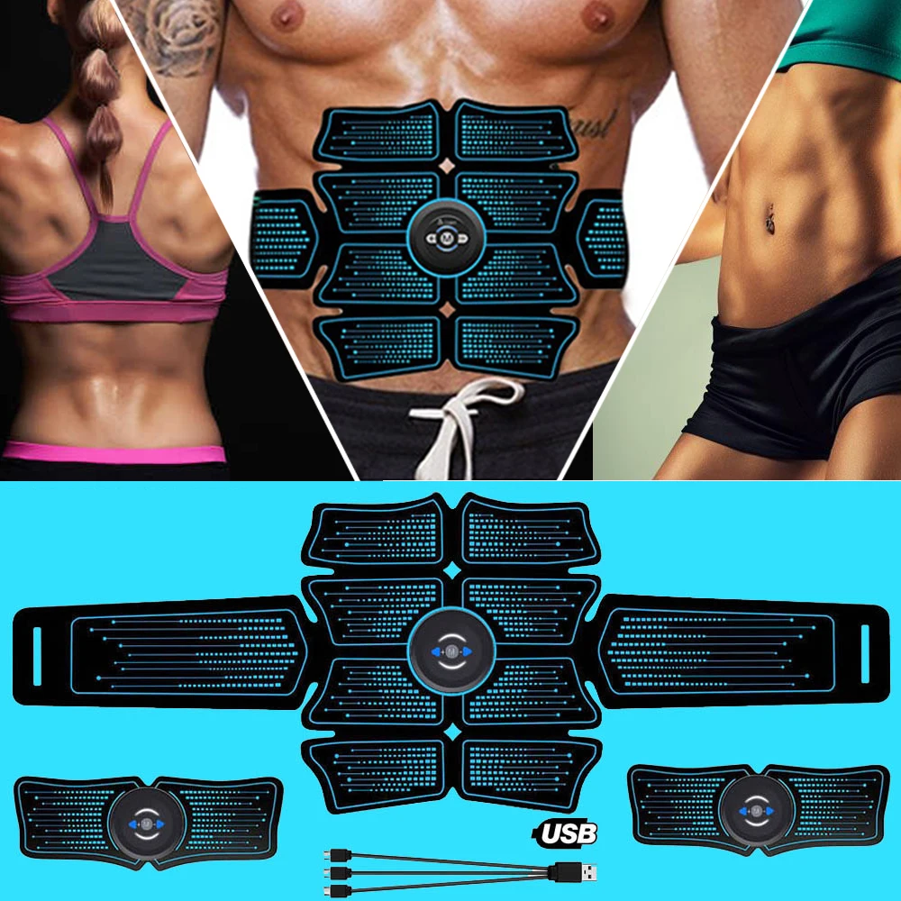 

Тренажер для мышц брюшного пресса электрический стимулятор для похудения фитнес-EMS тренажер домашний тренажерный зал фитнес-оборудование