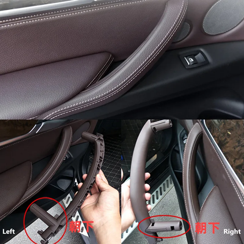 Внутренние дверные ручки для BMW X5 f15 X6 f16 xDrive 28 35i 2014 2018 внутренняя дверная панель