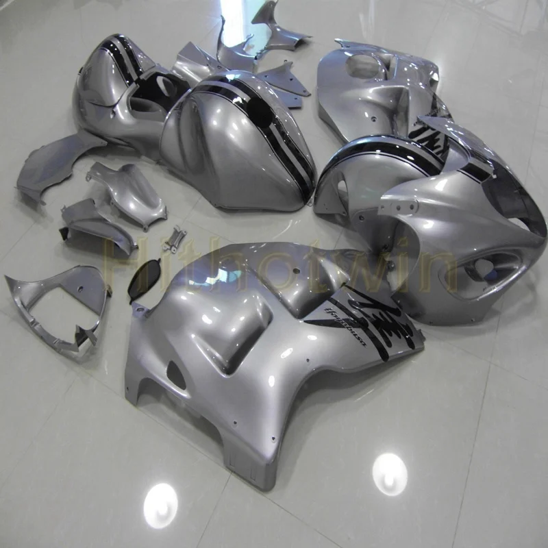 

Custom motorcycle Fairing hull for GSX-R1300 1997 1998 1999 2000 2001 2002 2003 2004 2005 2006 2007+silver