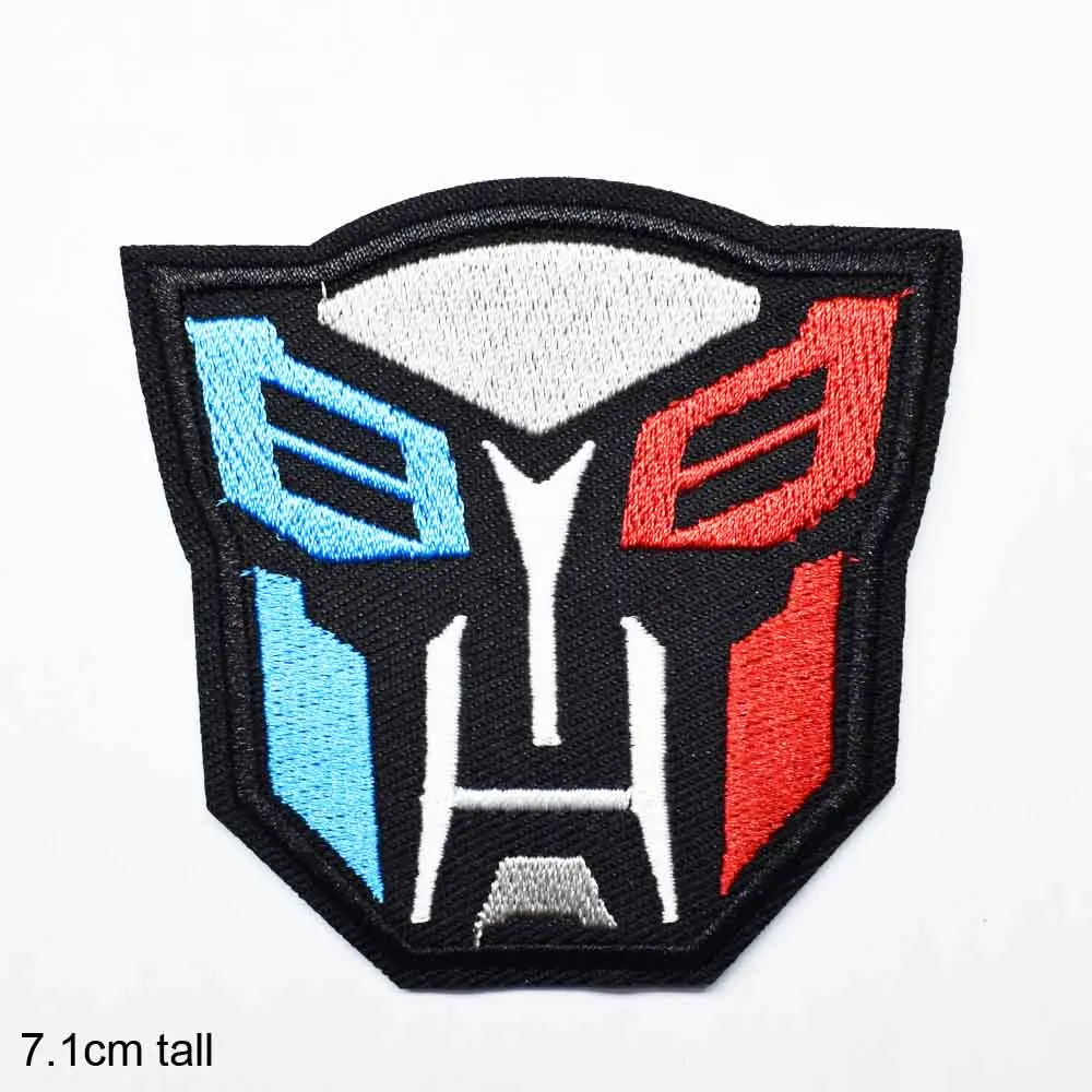 Нашивки с вышивкой на лице робота нашивки Ninjagoed для одежды наклейки одежда