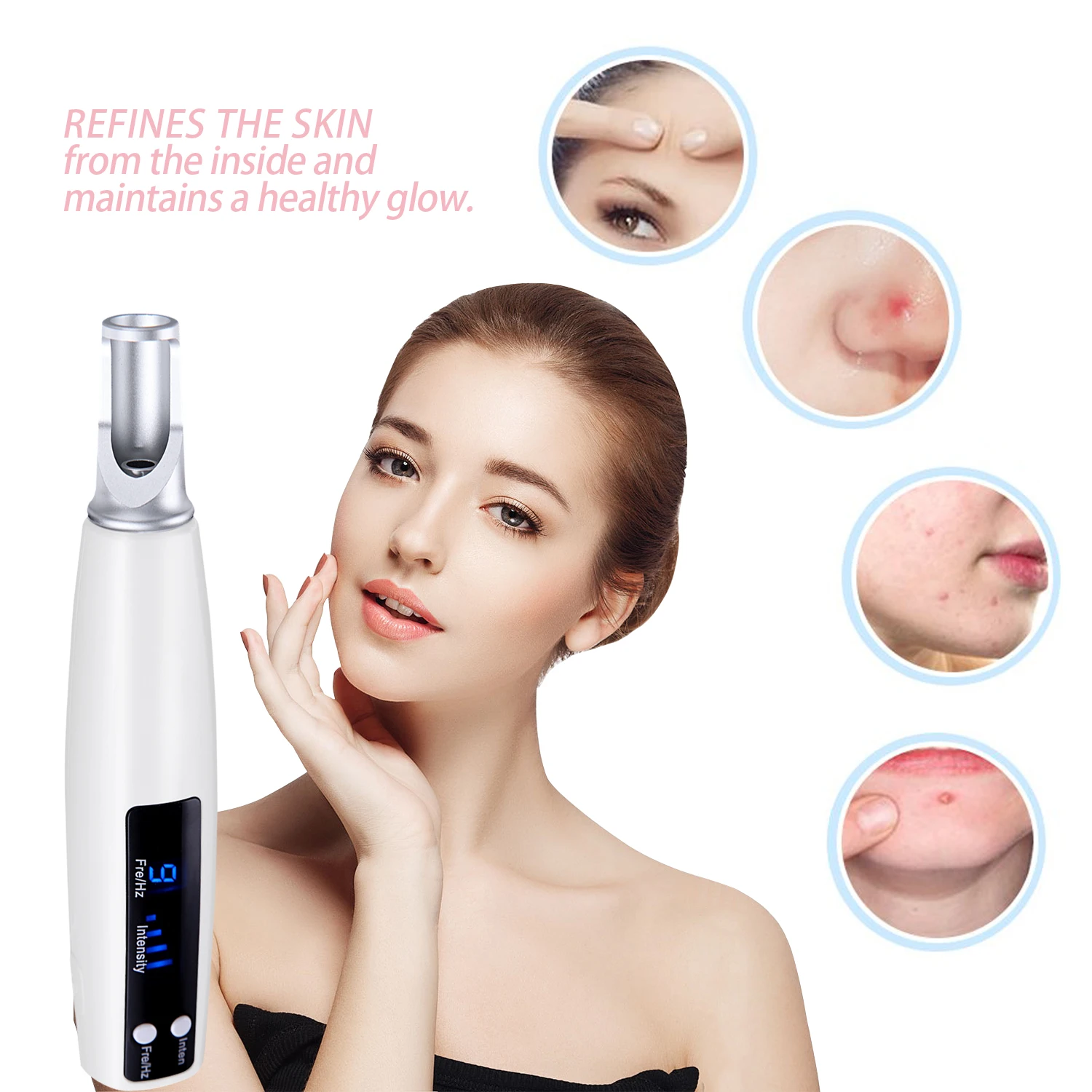 Профессиональная лазерная ручка для пикосекунды синяя и красная машинка