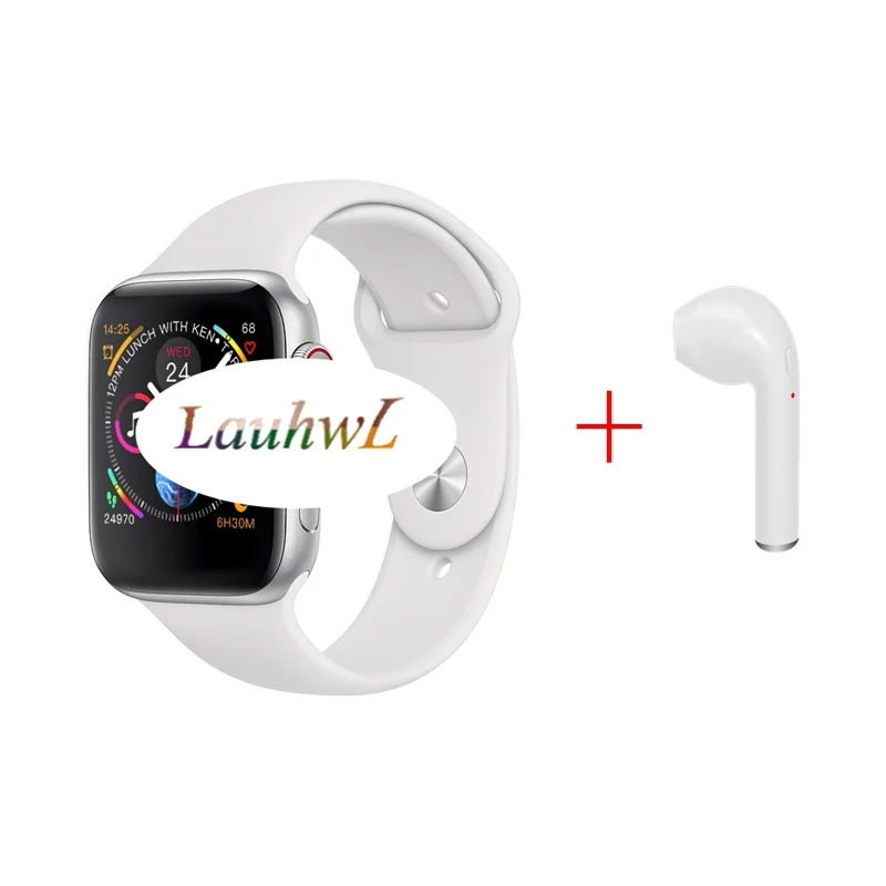 silver add h Bluetooth Вызов Смарт Браслет для проверки сердечного ритма 9 1:1 SmartWatch 44 мм с gps ДЛЯ Apple iOS Android сердечного ритма ЭКГ-шагомер IWO 8 iwo 8 plus - Цвет: silver add h