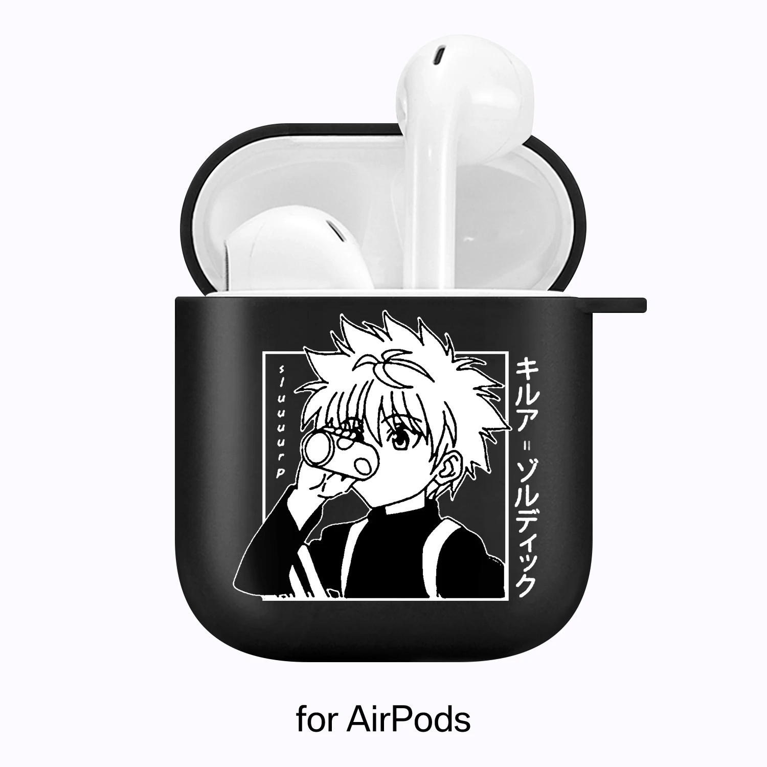 

Soft Silicone Cases For Apple Airpods 2/1 Hunter X Hunter Killua Anime Wireless Earphone Cover For AirPods Pro Charging Box Bags