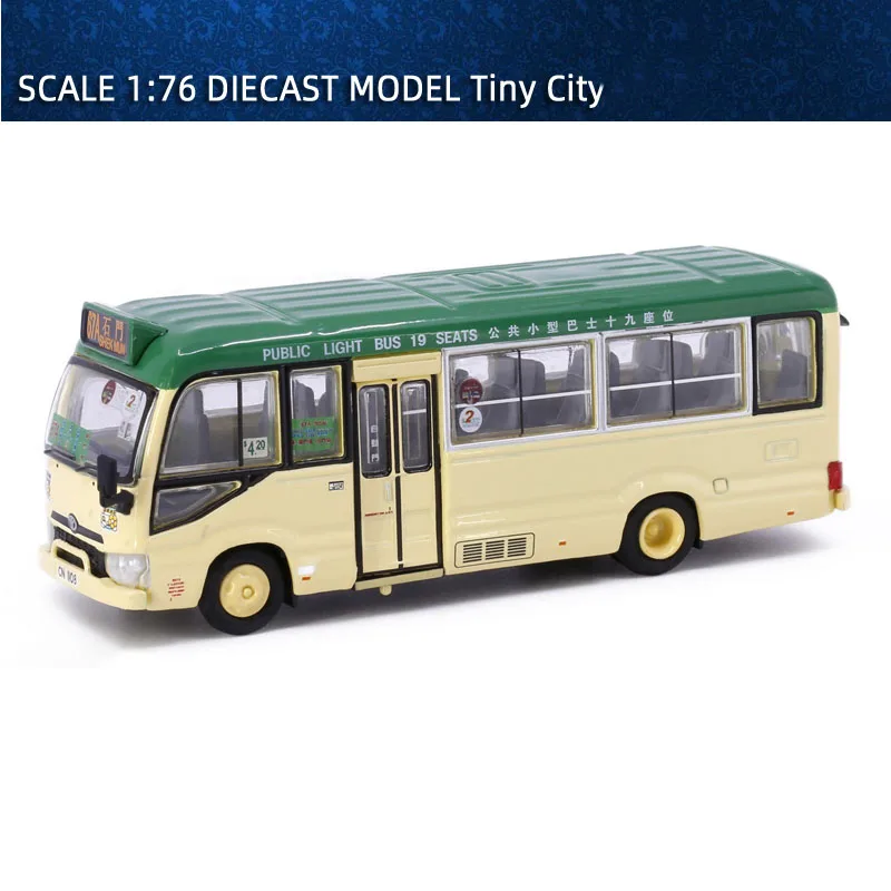 Масштаб 1/76 Hong Kong Bus Coaster B70 зеленый микроавтобус литые модели автомобилей из