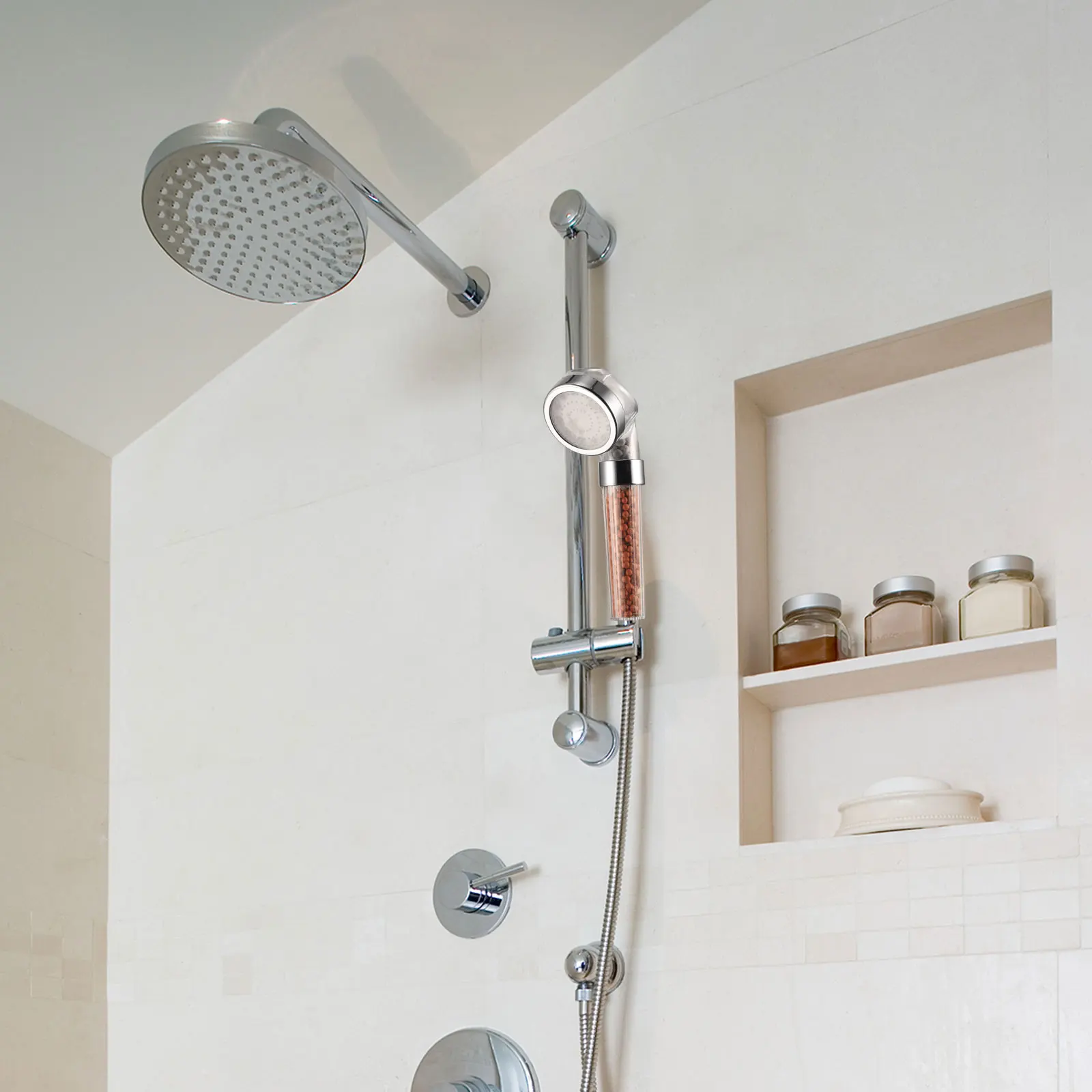 лейка для душа душ с подсветкой Головка со светодиодной 3 цвета | Обустройство