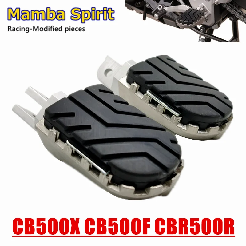 FOR Honda CB500X CB500F CBR500R Motorcycle Accessories Modified Parts Front Footpegs Foot Rest Peg Pedal