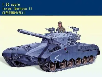 

US Stock1/35 Trumpeter Israel Merkava II Electric Main Battle Tank Model Motor 80103 TH07932-SMT6