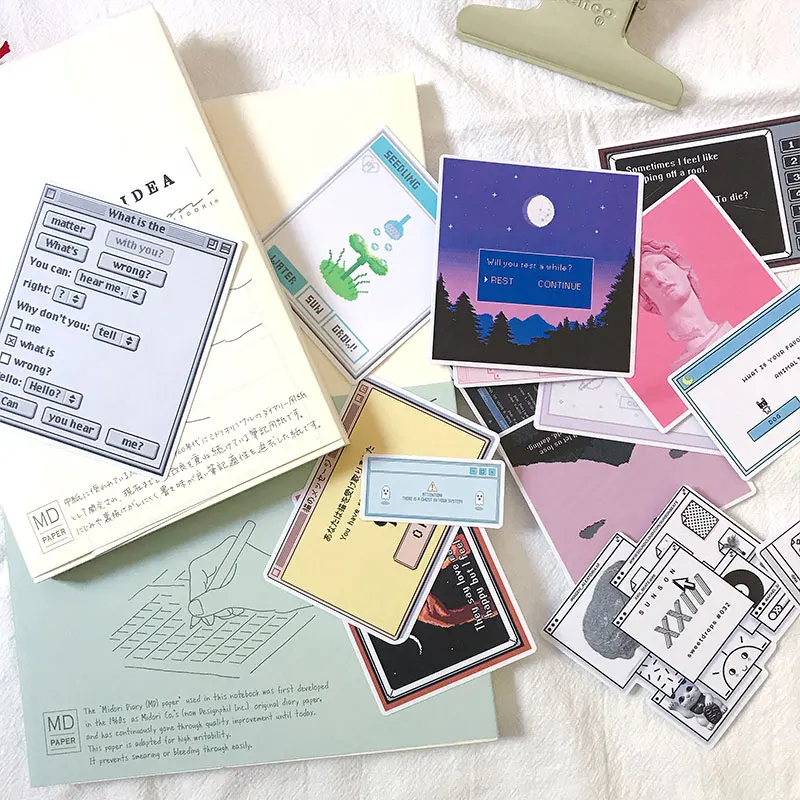 Виртуальная наклейки с космосом ремесла и скрапбукинг книга Студенческая