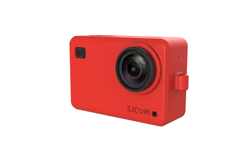 Чехол из губки для оригинального Sjcam SJ8 Plus sj8 pro SJ7 sj6 Air Wifi защитная рамка для защиты рамки аксессуары для экшн-камеры - Цвет: sj8 silicone red