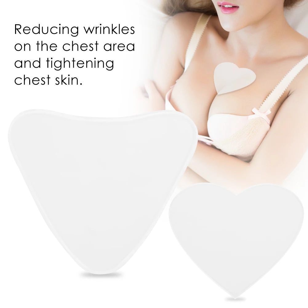 

Anti-Wrinkle Silicone Chest Pad Invisible Decollete Bra Care Reusable Pads Skin Care Anti Aging Breast Lifting Chest Patch Flesh