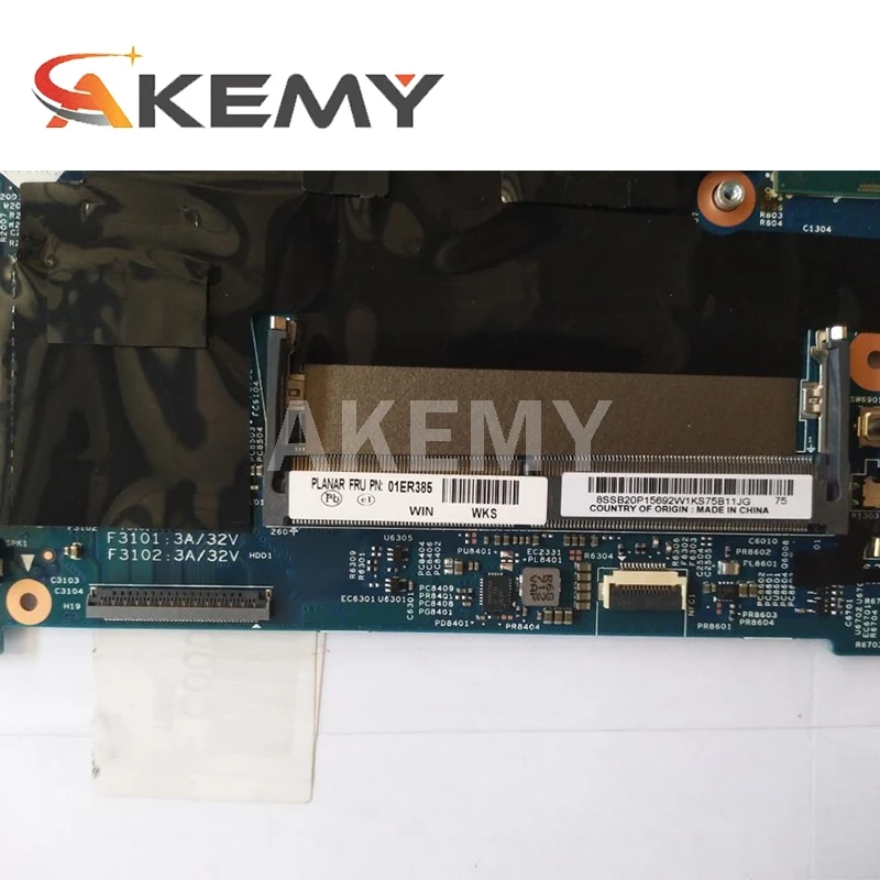 

For Lenovo Thinkpad T570 Laptop Motherboard I5-7200U CPU DDR4 LTS-1 448.0AB08.0011 FRU 01ER385 01YR384 01ER111 02HL384
