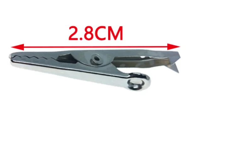 Зажимы типа крокодил 50 см электрические испытательные выводы сделай сам