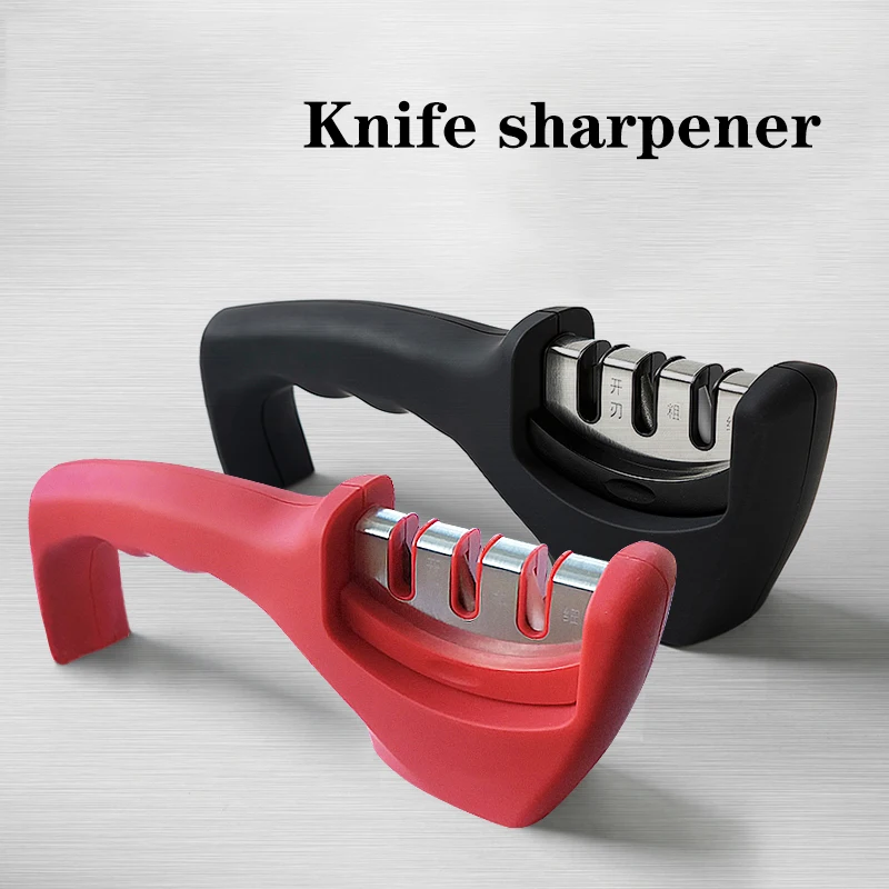 3 ступенчатая точилка для кухонных ножей профессиональный точильный камень