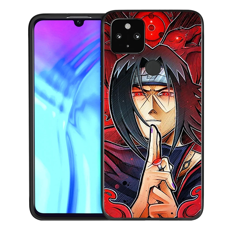 

Anime Kids Cartoon Shockproof Cover for Google Pixel 5 4 4a XL 5G Black TPU Soft Phone Case