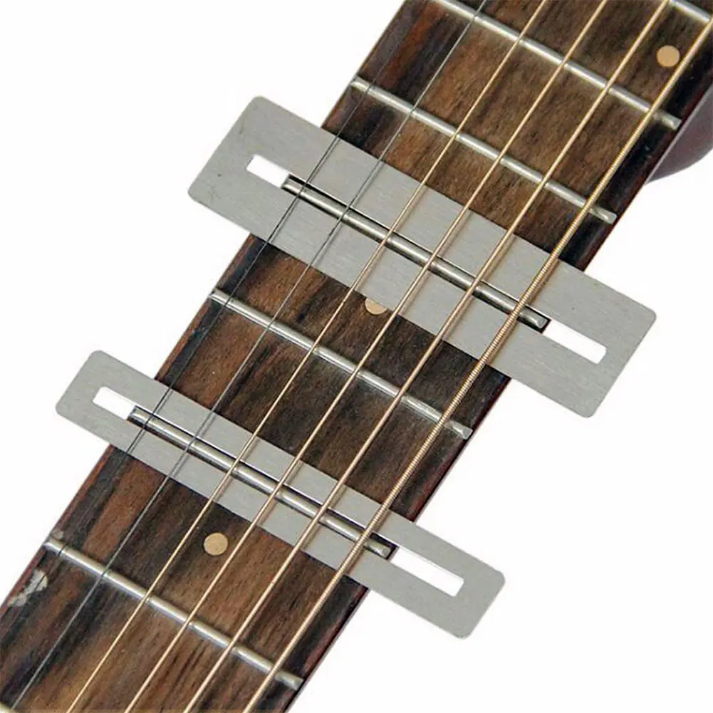 

Guitar Fingerboard Guards Protector Guitar Luthier Tools Set Fingerboard Guards Stainless Steel Guitar Accessories Tool 4PCS