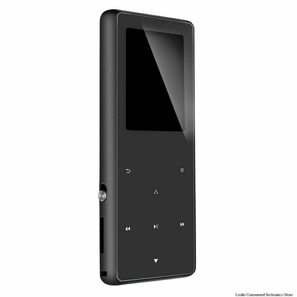 Черный 1,8 дюймов K1 сенсорный металлический внешний выпуск портативный MP3 музыкальный плеер с FM Hi-Fi без потерь Поддержка до 128 ГБ - Цвет: Черный