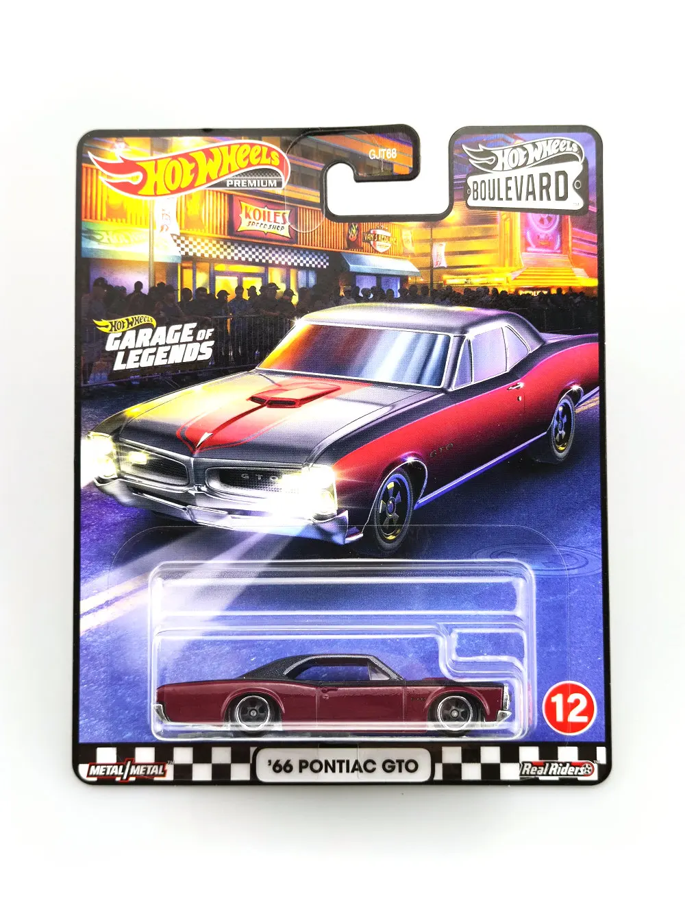 2020 горячие колеса автомобиль 66 PONTIAC GTO 1/64 бульвар реальные гонщики коллекция