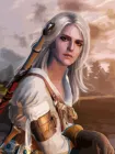 Картина по номерам на холсте набор для рисования ведьмак witcher цири - 2358 30X40