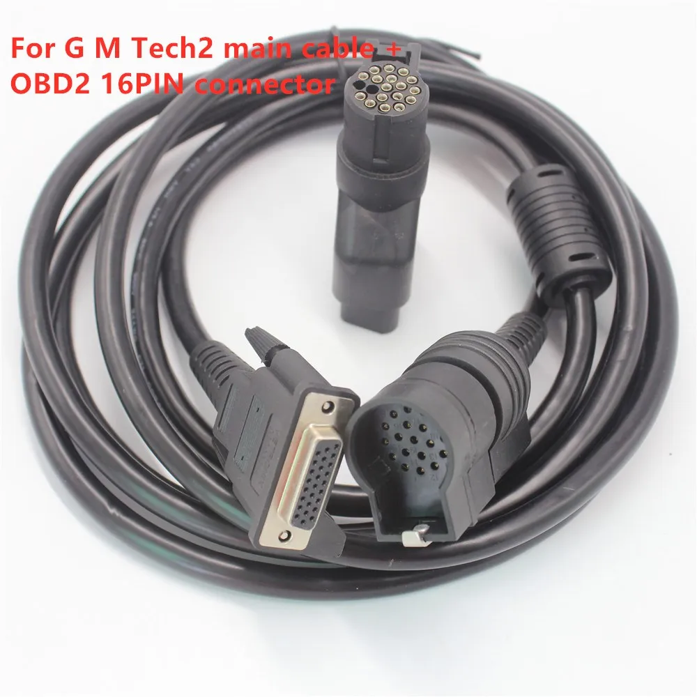 

For GM TECH2 Diagnostic Tool 16 PIN Adaptor TECH 2 Scanner Tools VETRONIX TECH2 Main Test Cable with Car OBD2 16PIN Connector B