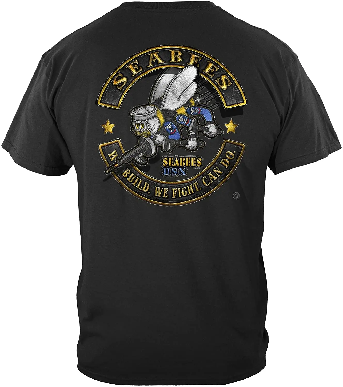 

US Navy T-Shirt USN US Navy SEA Bees Biker MC T-Shirt MM2399