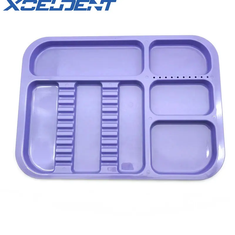 Высокое качество пластиковый стоматологический поднос Сплит Сегрегированные
