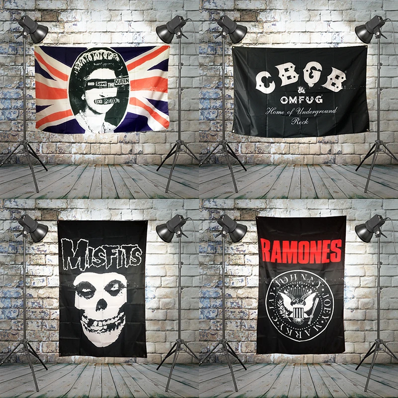 

Heavy Metal Art Music Poster Wall Art Bar Cafe Home Decoration Rock Band Banner Flag Hanging Paintings Wall Sticker Tapestry