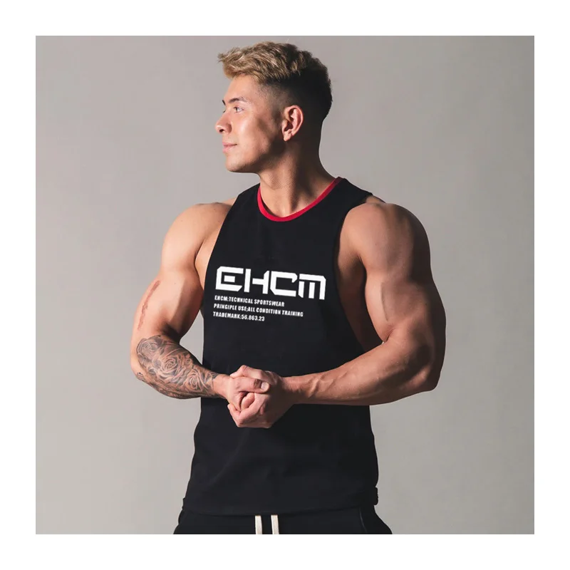 Майка мужская Спортивная с принтом буквы alphalete топ для тренировок в тренажерном