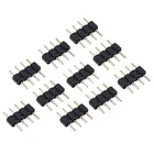 10 шт.лот 4pin RGB 4-контактный разъем иглы мужской тип двойной 4pin DIY мелких деталей для LED RGB 3528 и 5050 полосы