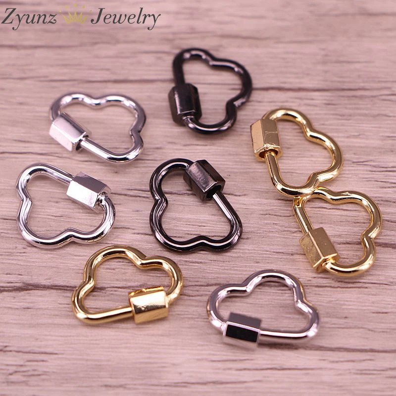 

5PCS, 16*19MM, Cloud Star Clasp, Gold/Rose Gold/Gunmetal/Silver Color Carabiner Clasp, Findings