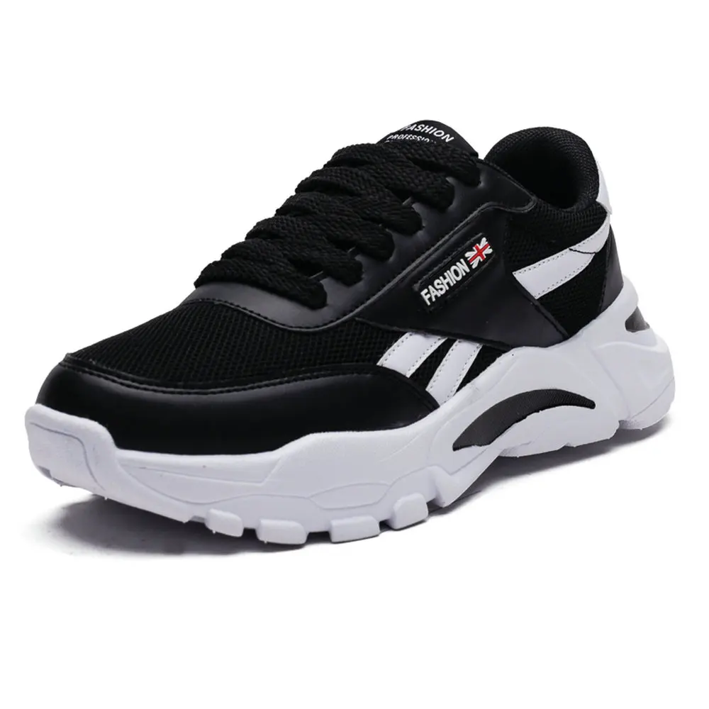 

Newbeads Men's Summer Running Sneakers Daddy Shoes Lace Up Thick Bottom Casual Outdoor Lightweight Breathable Sports Shoes