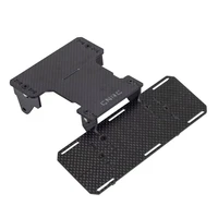 battery front mounted modification panel carbon fiber battery mounting plate for 110 axial scx10 ii 90046 90047 parts