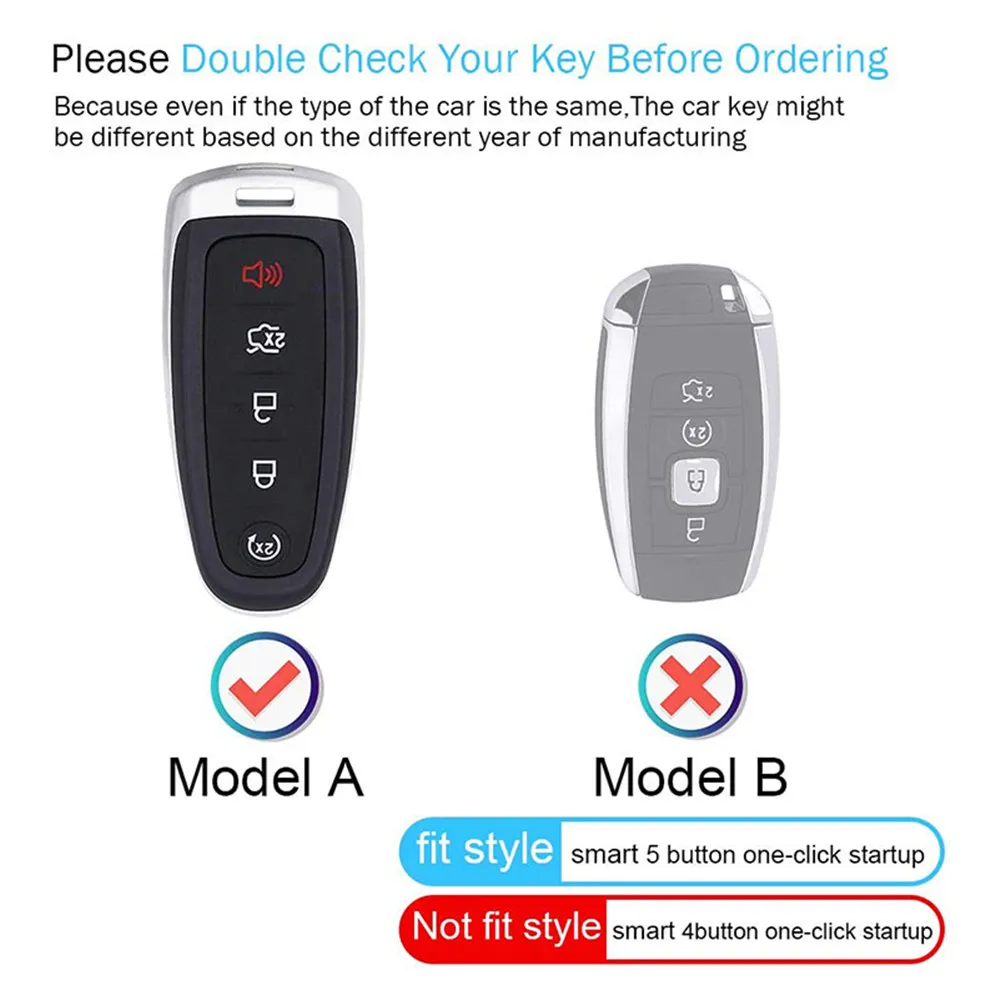 Кожаный смарт-чехол для дистанционного управления автомобилем Lincoln MKX 2011 2012 2013 2014