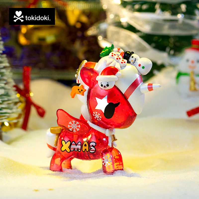 

Blind Random Box Toys Tokidoki Unicorn Holiday Party Christmas Series Guess Bag Caja Ciega Cute Anime Figure Desktop Model Gift