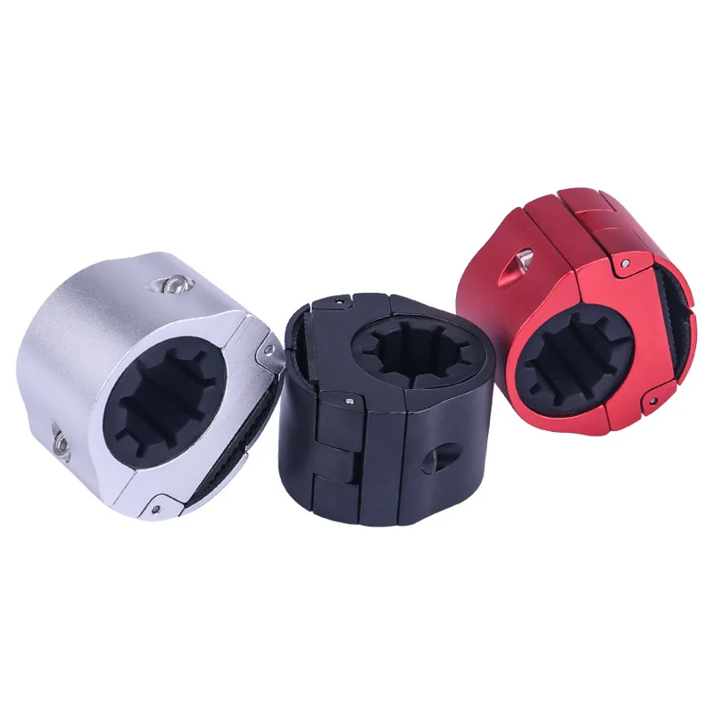 

Bicycle Aluminum Alloy Bicycle Mobile Phone Clip Mounting Bracket Adjustable Frame Bracket Annular Folding Mobile Phone Bracket