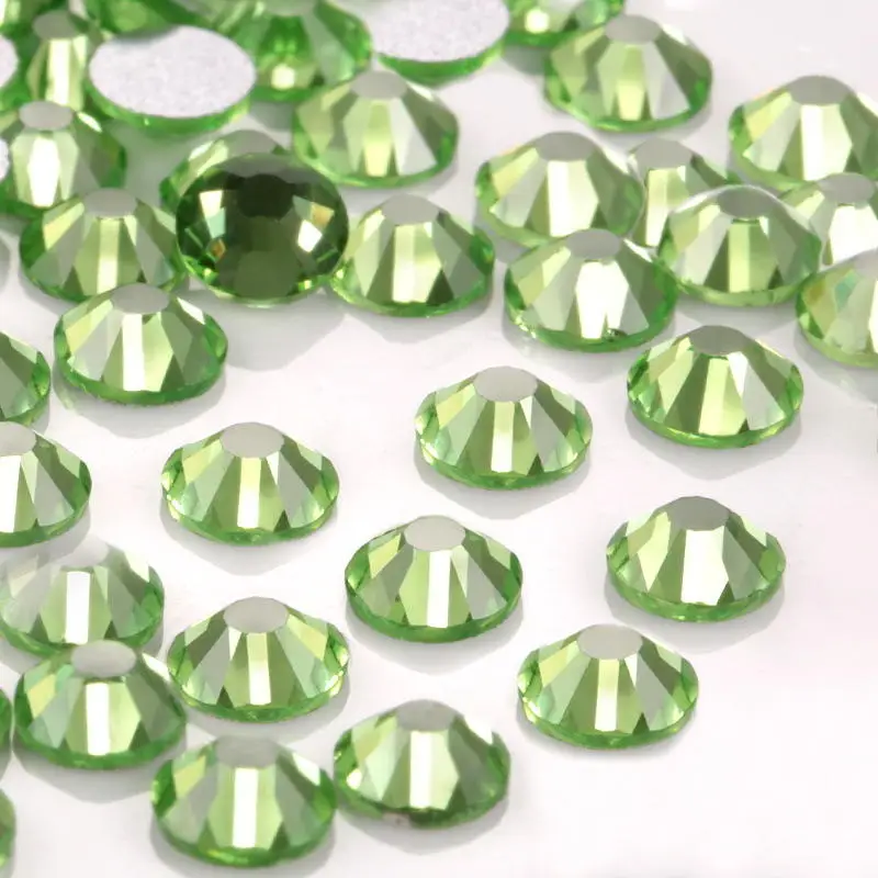 Розовый многоцветный Кристалл Стекло для дизайна ногтей Стразы бриллианты