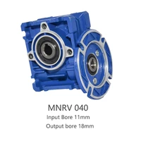 nmrv 040 gearbox reducer ratio 5 80 56b14 high quality electric motor gearbox use for automatic door motor worm gearbox for nema