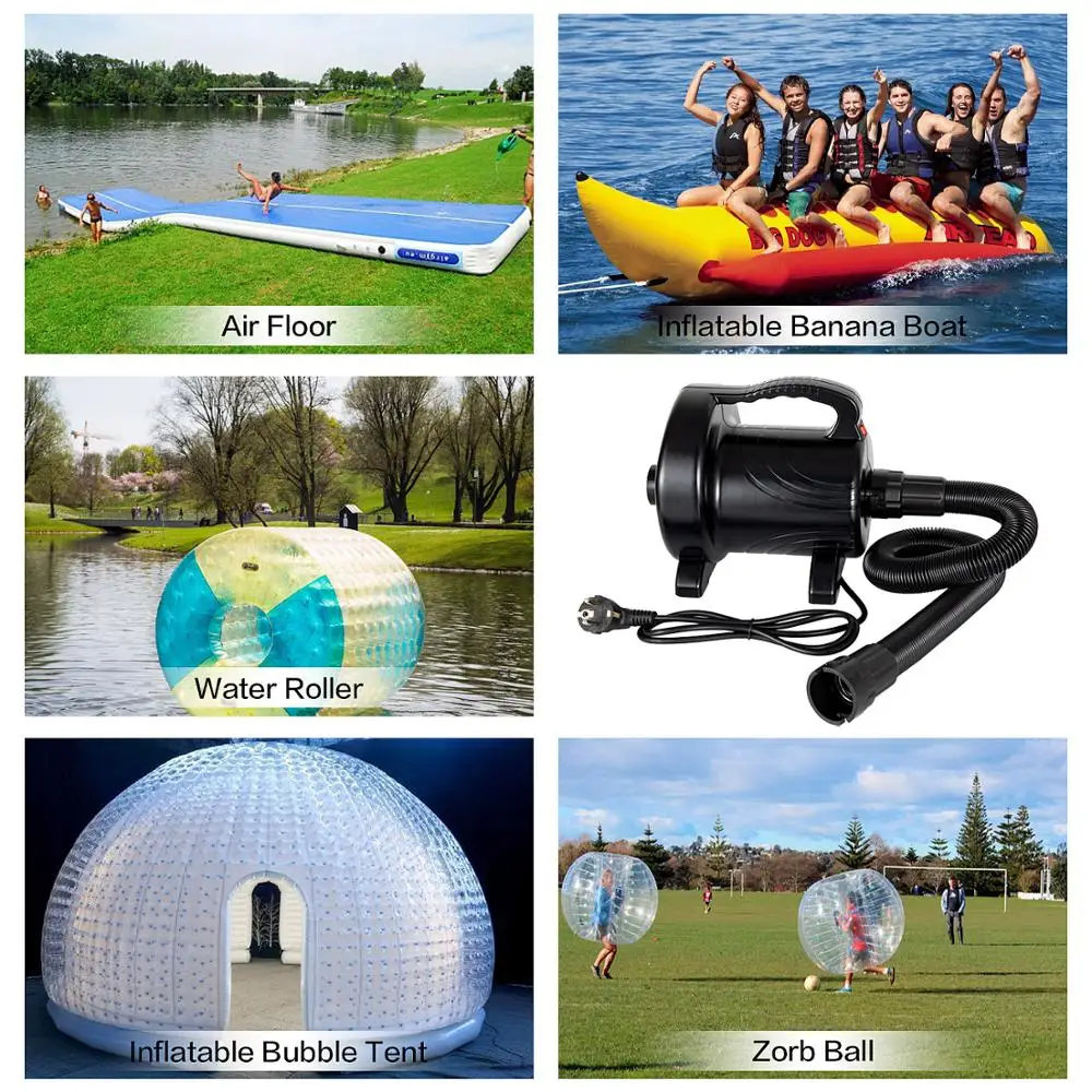 1200 Вт Портативный электрический воздушный насос высокого давления воздуходувка