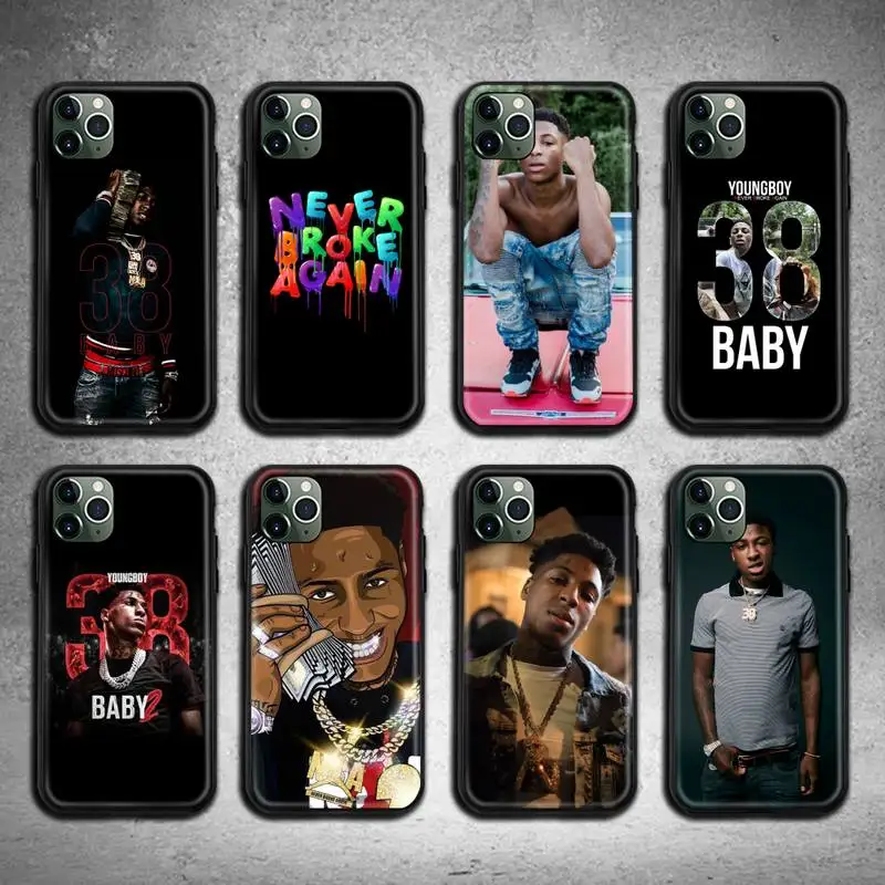 

Rapper Youngboy Never Broke Again Phone Case for iphone 12 pro max 11 pro XS MAX 8 7 6 6S Plus X 5S SE 2020 XR case