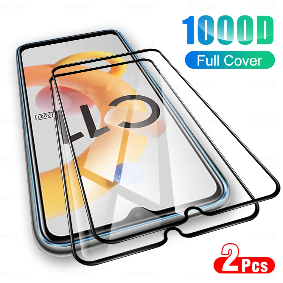 

2pcs realmy c11 glass tempered glasses anti-scratch screen protectors film realmi c21 2021 6.52" for oppo realme c11 c 11 glas