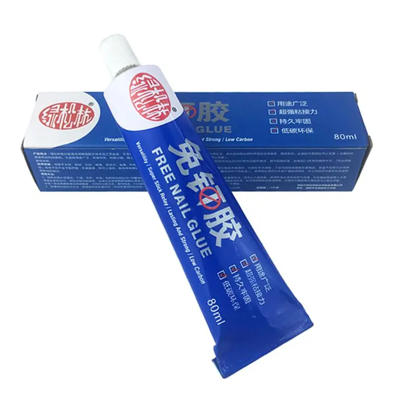 

80ml Strong Sticky Glue Silane Polymer Metal Ceramic Tile Wood Glass Adhesive Sealant Fix Stationery Jewelry Repair