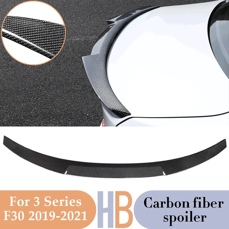 

Carbon Fiber Spoiler For BMW M3 M4 F30 Rear Trunk Spoiler Wing Tail Lip Rear Wing F35 Car Styling Real Carbon F30 Auto Parts