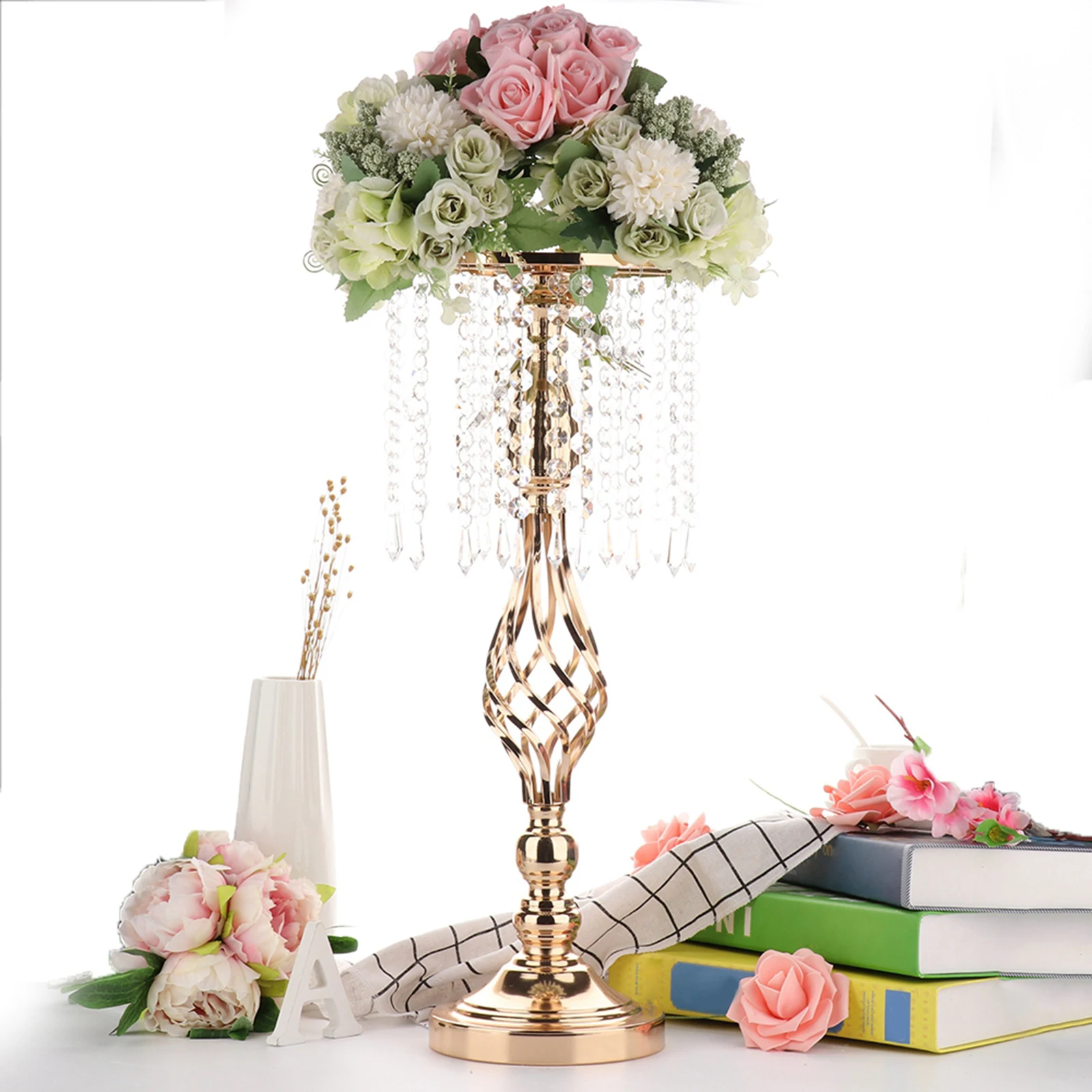 

Vase Stand Candlesticks Tealight Candle Holders Versatile Candles Holder Table Wedding Flower Home Party Holiday Table Decor