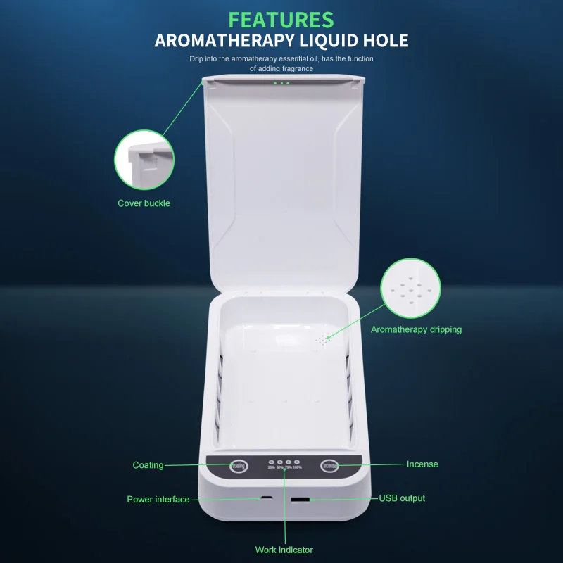 Стерилизатор для телефона с УФ-защитой дезинфекция кабинета маски персональный